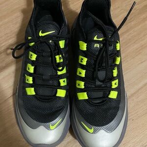Nike Air Max Axis Grey Black and Neon Green Shoes 5Y